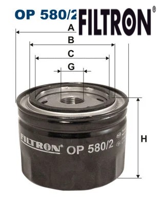 Oil filter 580 - oil,