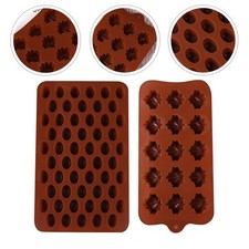  2 Pack Chocolate Mould Moulds Deep Making Supplies Mold for Baking