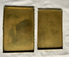 2 x Vintage Solid Brass