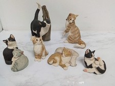 Sherrat And Simpson Six Cat Figurines