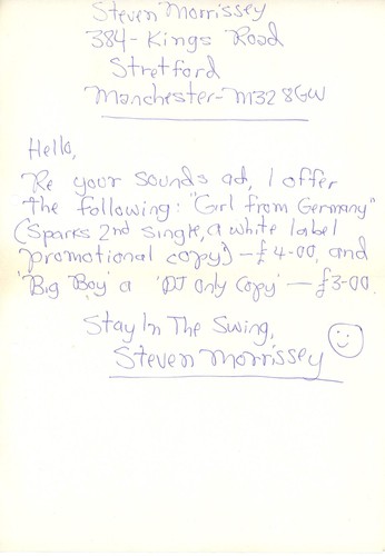 Steven morrissey - steven, (the