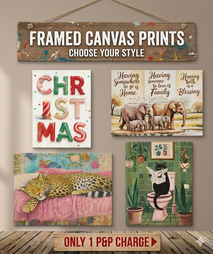 Framed canvas wall - *,