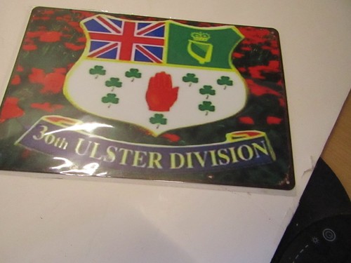 36th ulster division metal - 36th,