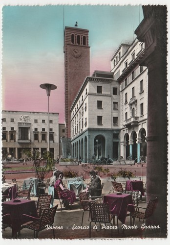 Varese glimpse of - glimpse, piazza