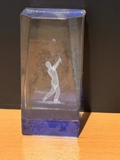 3D Laser Etched Crystal Golf