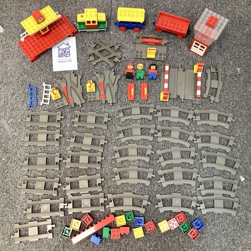Lego duplo vintage grey track - duplo,