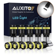 10x LED 501 W5W T10 PUSH WEDGE