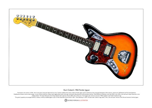 Kurt cobain fender - cobain's, jaguar
