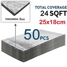 50x Sheets Sound Deadening