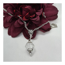 Handmade Vial Necklace, Dainty