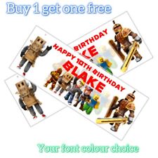 x2 Roblox Personalised Banner