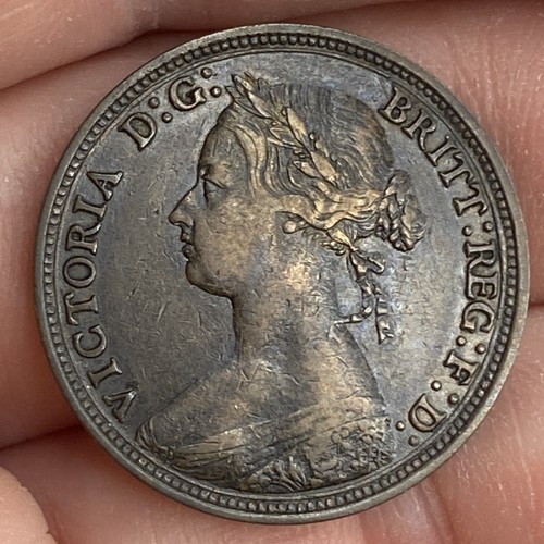 1881 half penny - 1881,