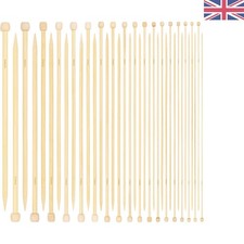 Bamboo Knitting Needles 25cm