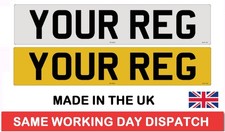 CAR NUMBER PLATES ALUMINIUM