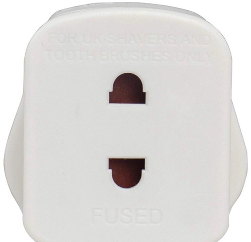 Shaver plug adaptor two - adaptor,