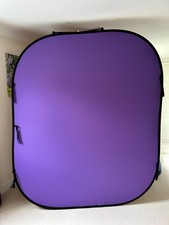 Lastolite Manfrotto collapsible backdrop 1.8 x 2.15m plain colour red/purple