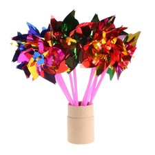 10Pcs Plastic Windmill