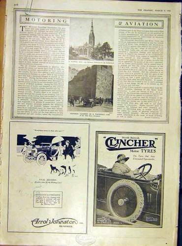 Original old vintage print - old,