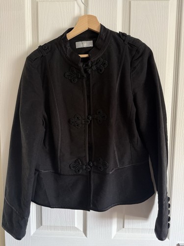 Wallis black military hussar - military,