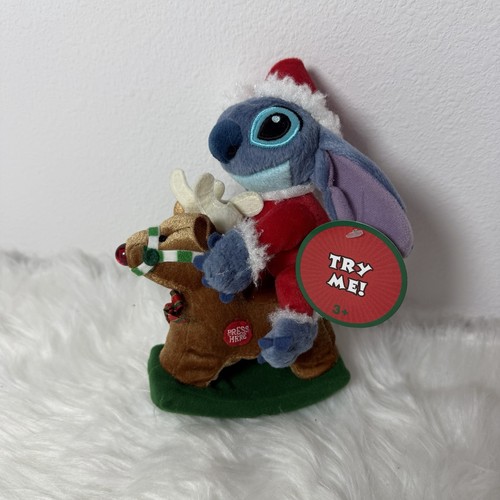 Disney santa stitch reindeer - disney,