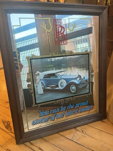 Vintage rolls royce mirror - vintage,