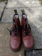 MARKE NIIH Bouncing Soles NEW Unisex Boots Shoes Size 46 Burgundy Leather LaceUP
