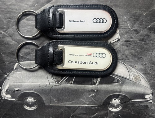 Two genuine audi keyrings - two,