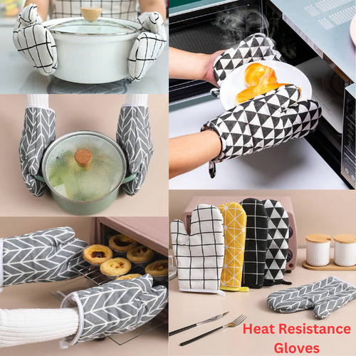 Oven gloves heat resistant - oven,