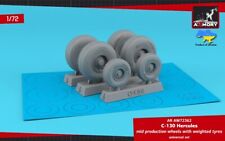 ARMORY ARAW72362 1/72 Lockheed C-130 Hercules wheels w/weighted tyres, MID type