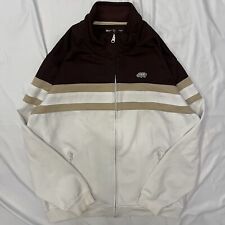 Vintage y2k 00s 90s ecko track suit rhino top jacket Large Brown gold white