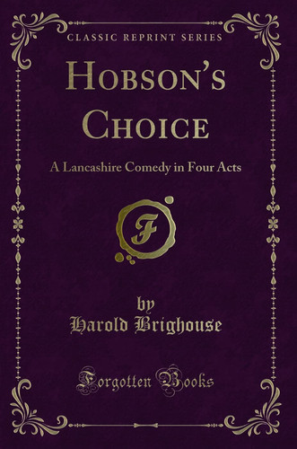 Hobson choice a lancashire - hobson''s,