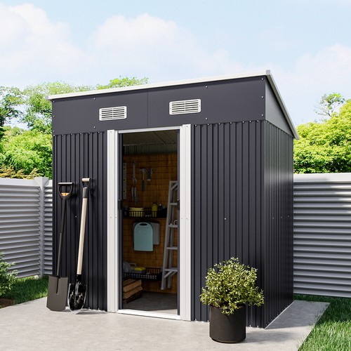 Galvanized steel sheds outdoor - galvanized,
