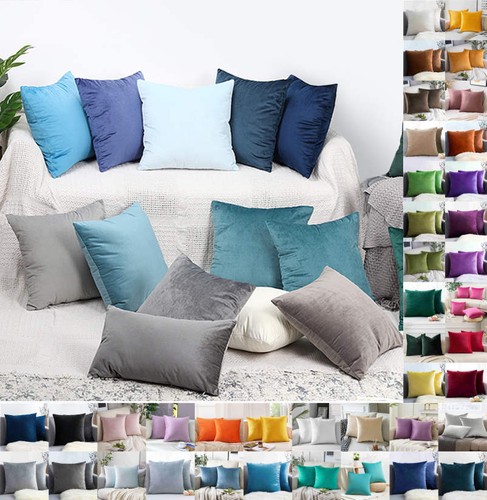 Velvet cushion cover soft - cushion,