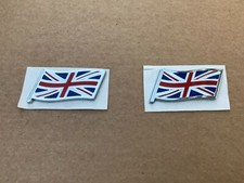 MGF MGTF NEW PILLAR BADGE X 2 ORIGINAL MG PRODUCTION LINE PART NEW OLD STOCK