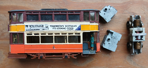Vintage motorised tram