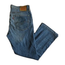 Levis 527 Mens Bootcut Levi Strauss W36 L32 Blue jeans Stretch Authentic Jeans