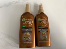 gardnier ambre solaire no streaks bronzer for face ans body wash off x2