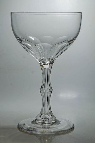 Crystal champagne coupe 19th - crystal,