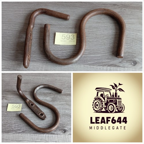 Rustic metal hooks old - 2x,
