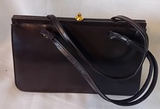 Vintage Leather Handbag Brown