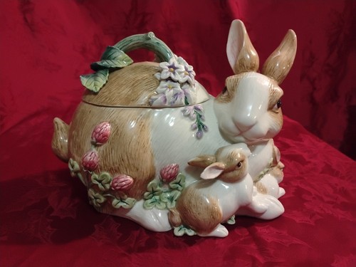 Fitz floyd bunny rabbit - &,