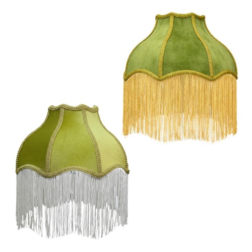 Vintage lampshade e27 fringe - vintage,