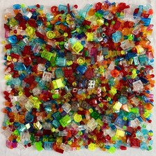 LEGO 500g Transparent Bricks