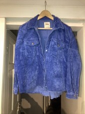 Zara Corduroy Cropped Shirt