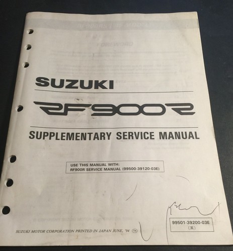 1995 suzuki motorcycle rf900r - 1995,
