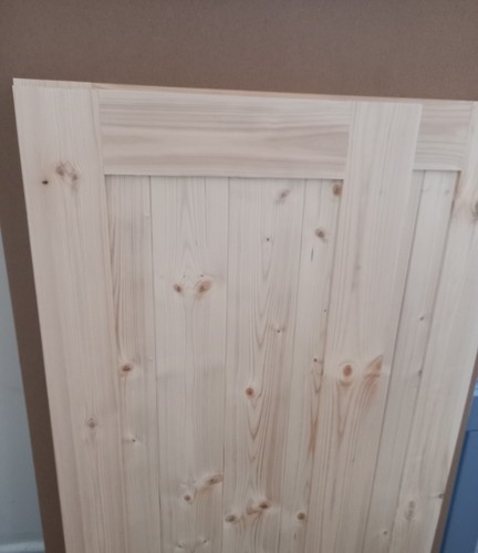 Pine cupboard doors and end - pine,