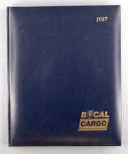 BRITISH CALEDONIAN AIRWAYS CARGO AIRLINE DIARY 1987 WEEK PER VIEW BCAL ROUTE MAP