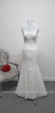 Maggie Sottero Linley Ivory lace wedding dress UK 6