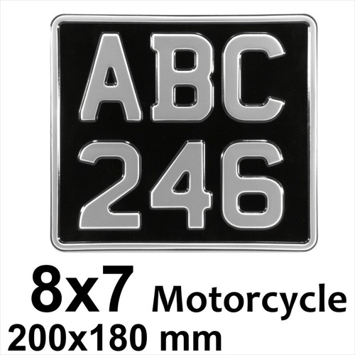 8x7 digit black and silver - black,