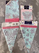 2 X Butterfly Bunting, 8 Party